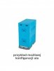 6-frame hive - Dadant - painted (blue)